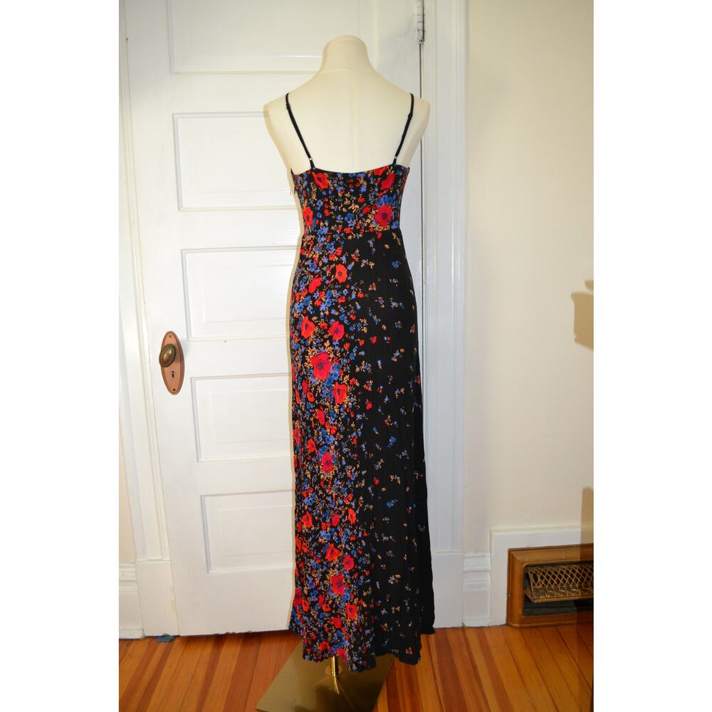 Kimchi Blue Flowy Floral Whimsygoth Phoebe Buffay Boho Maxi Dress Size 2 - Picture 6 of 8
